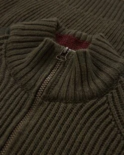 Men's Ribbed Half Zip Sweater -Celtic And Cos 104215