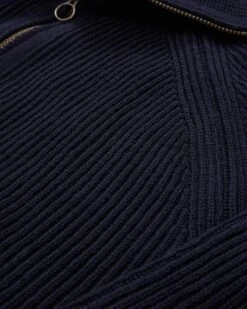 Men's Ribbed Zip Cardigan -Celtic And Cos 106458