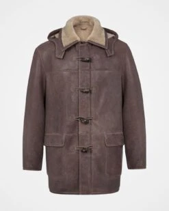 Men's Shearling Celtic Duffle Coat -Celtic And Cos 127426