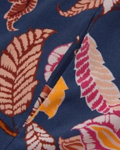 V Neck Printed Swing Midi Dress -Celtic And Cos 136904