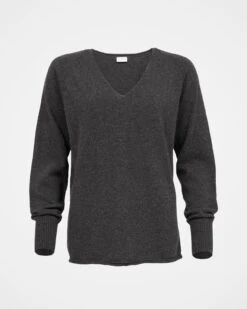 Supersoft Slouch V Neck Sweater -Celtic And Cos 142319