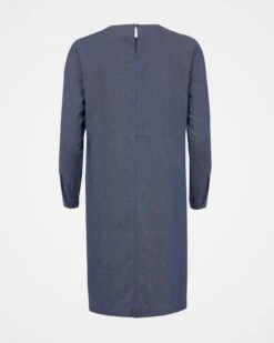 Twill Knee Length Shift Dress -Celtic And Cos 142353