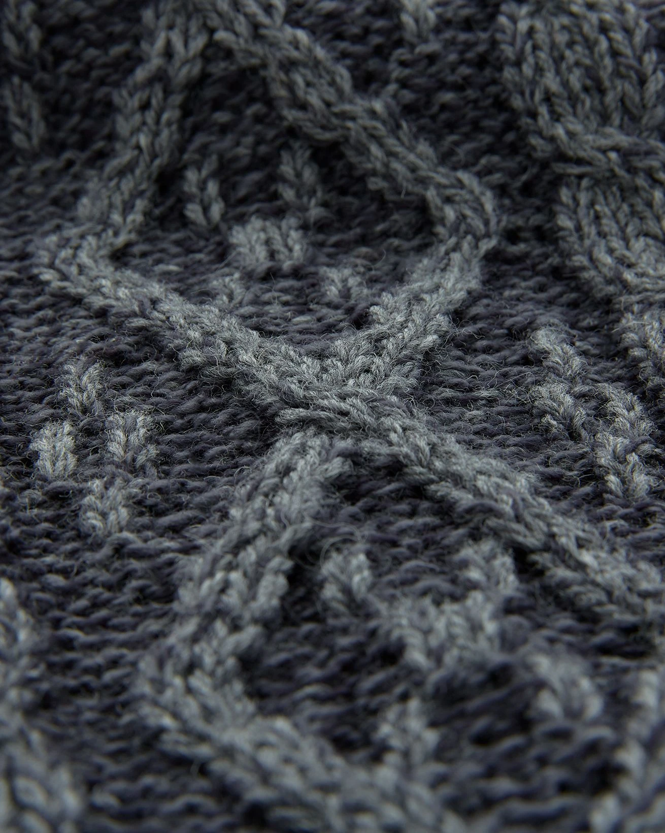 Men's Plated Cable Crew Neck Sweater 6 Men's Plated Cable Crew Neck Sweater - Image 6