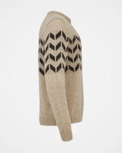 Men's Shetland Chevron Sweater 12 Men's Shetland Chevron Sweater -Celtic And Cos 144186