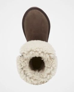 Fold Down Shearling Boots -Celtic And Cos 144302