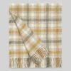 Shetland Wool Check Throw