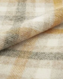 Shetland Wool Check Throw -Celtic And Cos 148704