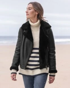 Shearling Biker Jacket