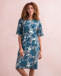 Organic Cotton T-Shirt Knee Length Dress -Celtic And Cos 157991
