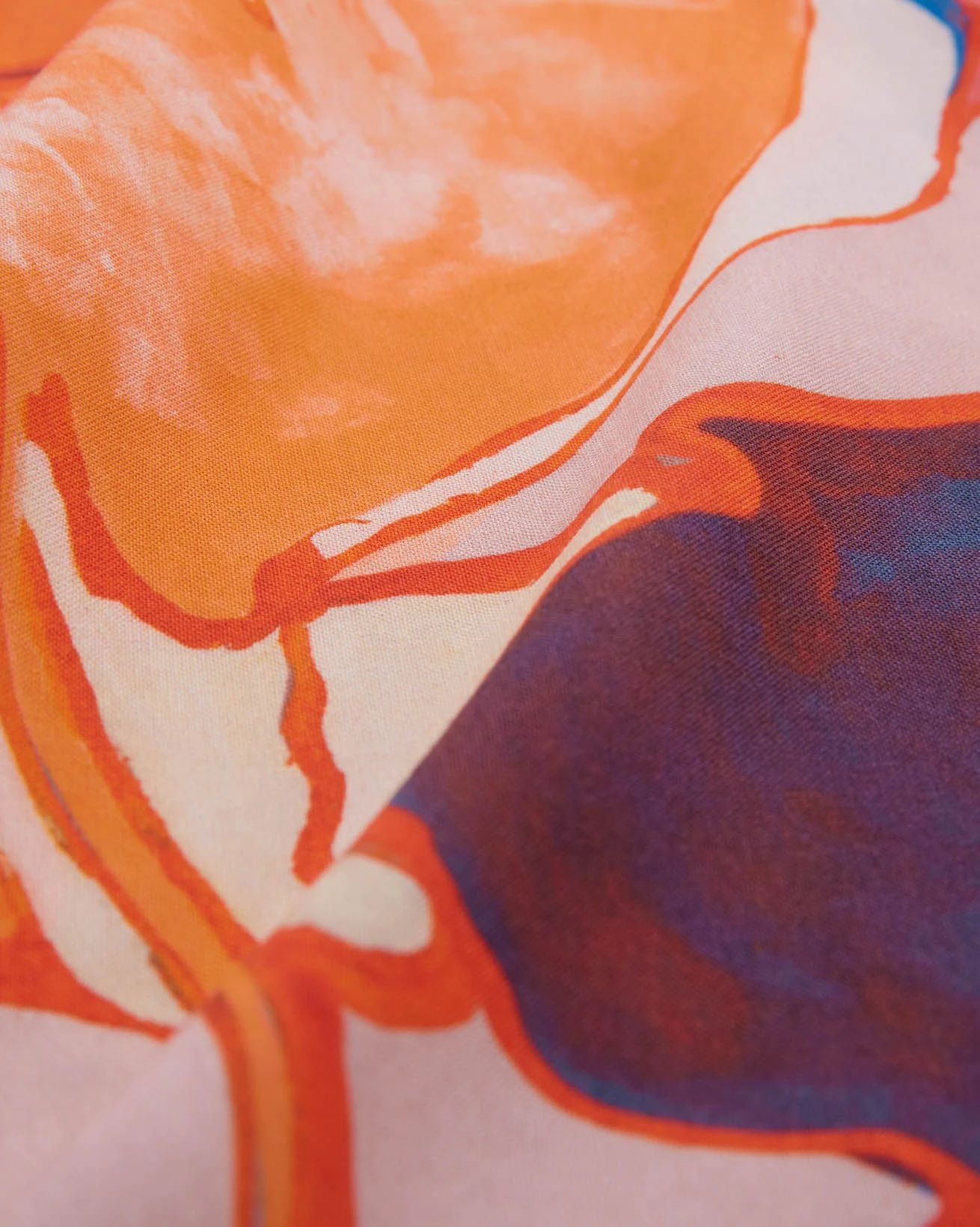 V Neck Button Through Drape Blouse 5 V Neck Button Through Drape Blouse - Image 5