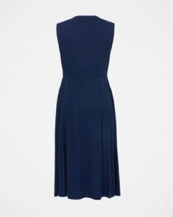 Sleeveless Button Through Midi Dress -Celtic And Cos 158755