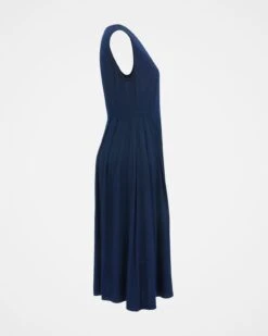 Sleeveless Button Through Midi Dress -Celtic And Cos 158757