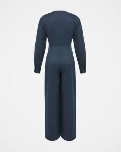 Pure Linen Tie Waist Jumpsuit -Celtic And Cos 158763