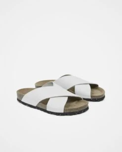 Nubuck Crossover Slides -Celtic And Cos 158860