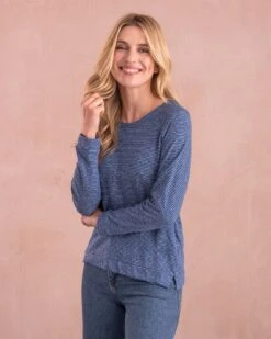Linen Blend Sweatshirt