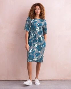 Organic Cotton T-Shirt Knee Length Dress