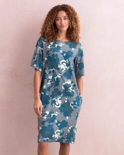 Organic Cotton T-Shirt Knee Length Dress -Celtic And Cos 160322