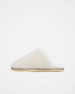 Teddy Shearling Mule Slippers -Celtic And Cos 161684