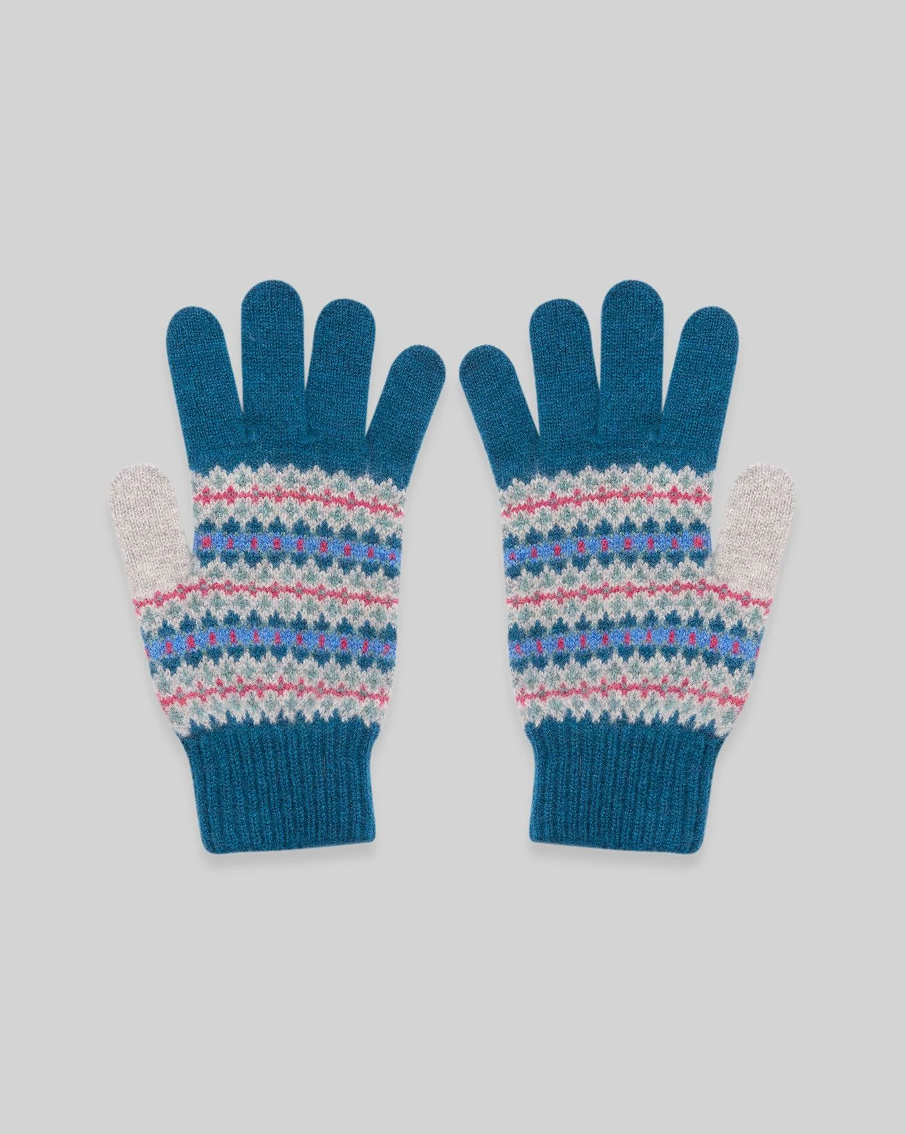 Lambswool Fair Isle Gloves 2 Lambswool Fair Isle Gloves - Image 2