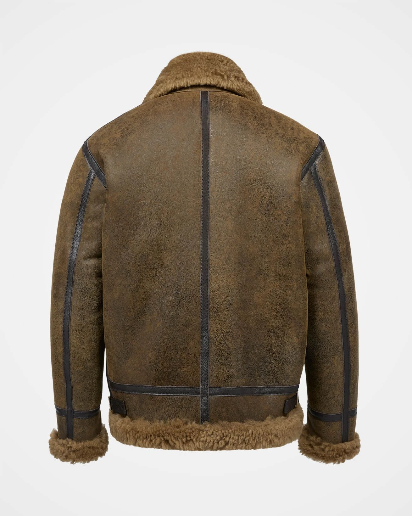Men's Shearling Classic Aviator Jacket 4 Men's Shearling Classic Aviator Jacket - Image 4