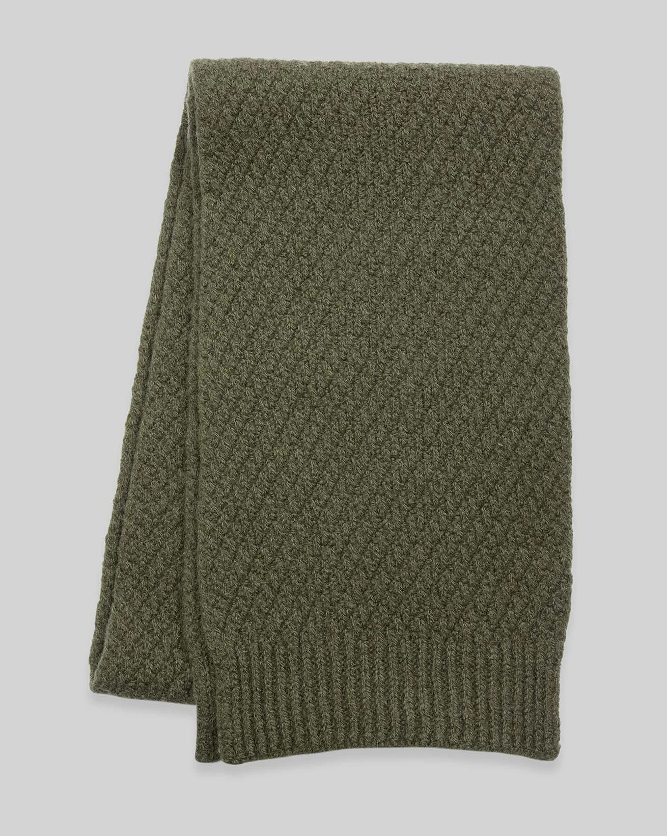 British Gansey Stitch Scarf 2 British Gansey Stitch Scarf - Image 2