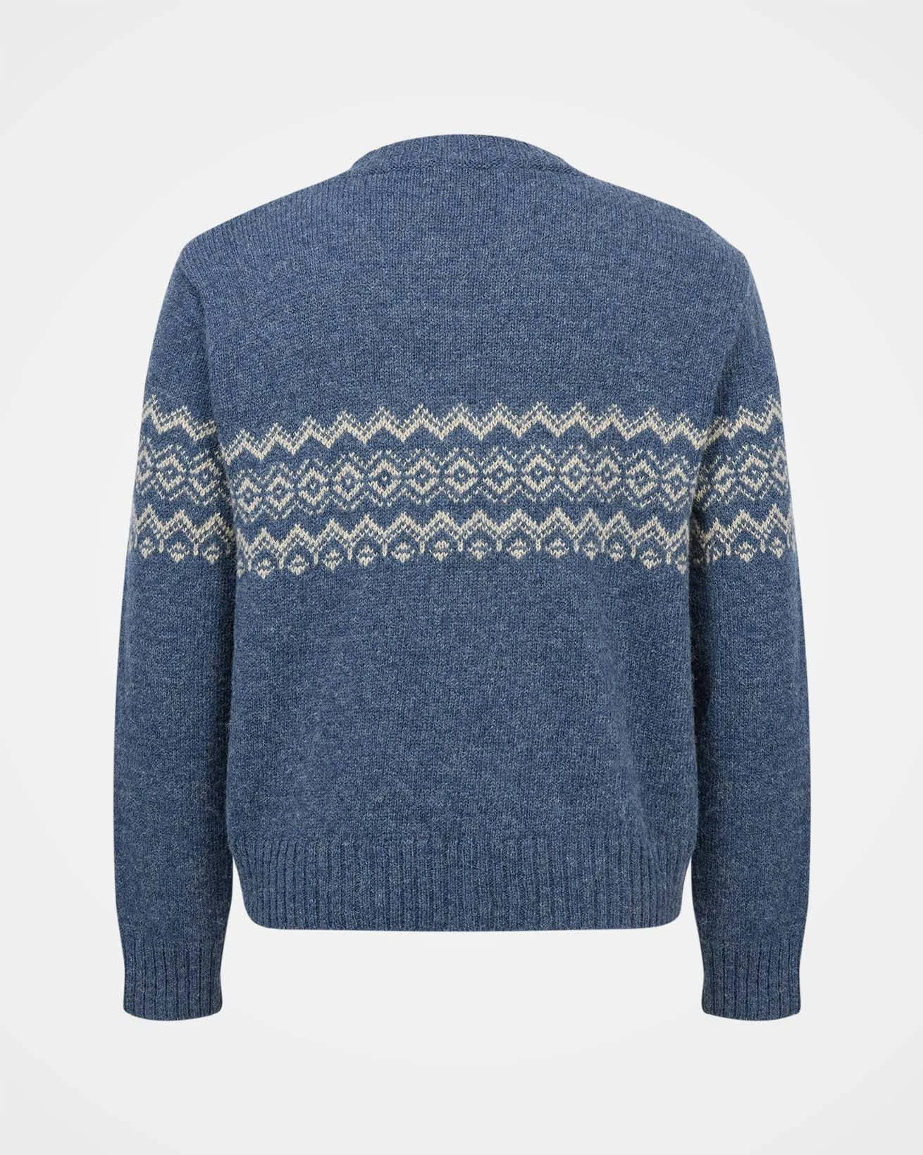 Fair Isle Crew Neck Cardigan 5 Fair Isle Crew Neck Cardigan - Image 5