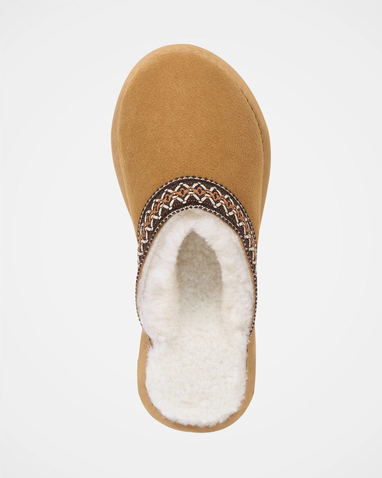 Braid Trim Shearling Clog 6 Braid Trim Shearling Clog - Image 6