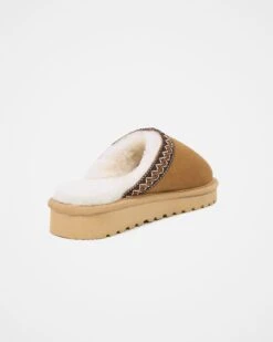 Braid Trim Shearling Clog 11 Braid Trim Shearling Clog -Celtic And Cos 173153