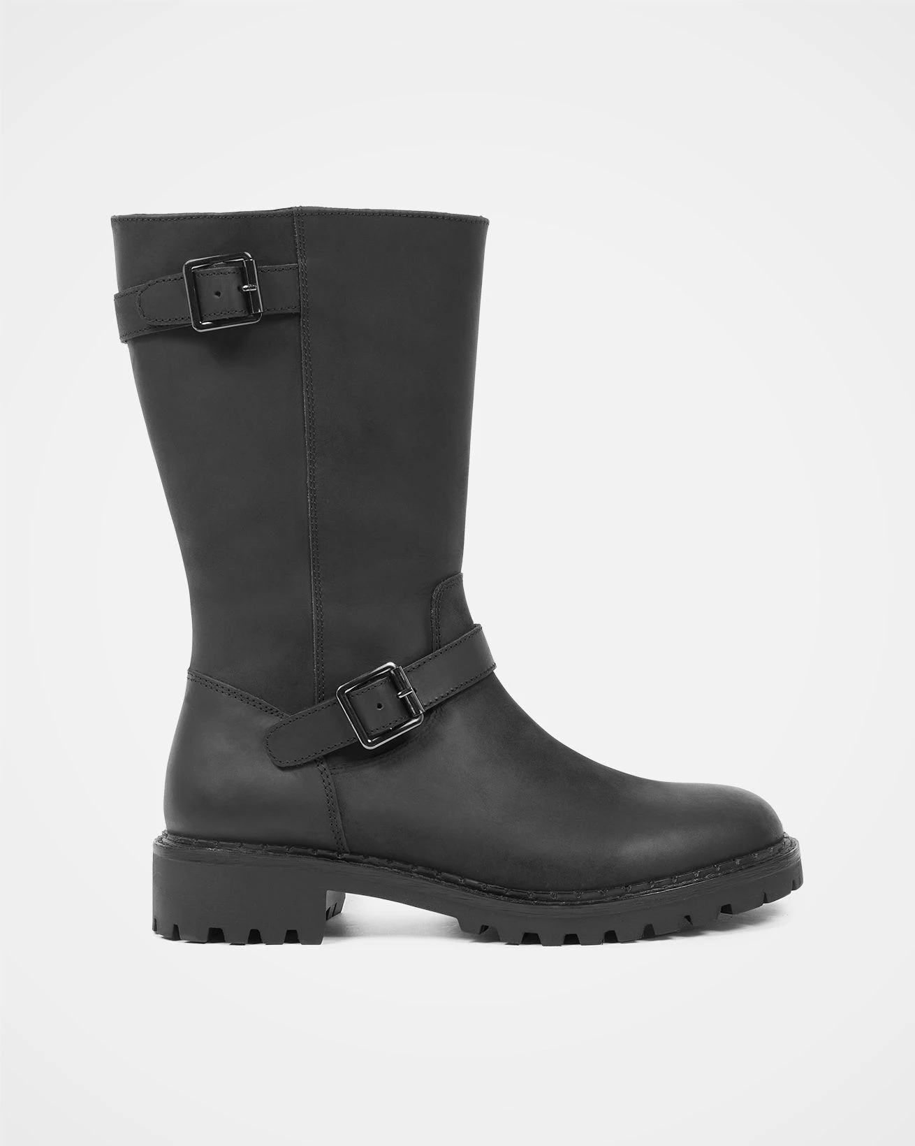 Mid-Calf Biker Boots 3 Mid-Calf Biker Boots - Image 3