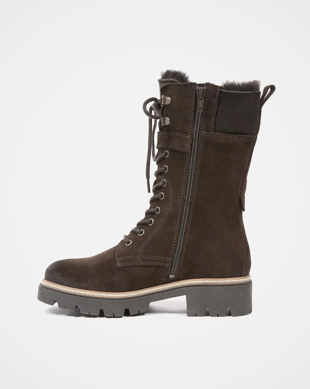 Lace Up Calf Boots 4 Lace Up Calf Boots - Image 4