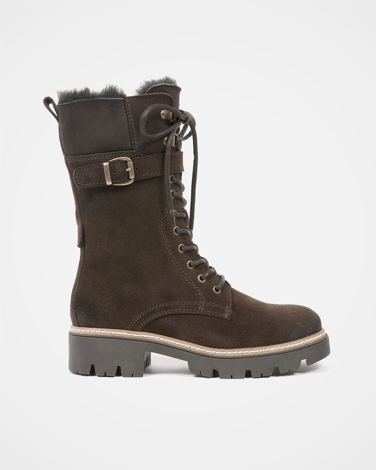 Lace Up Calf Boots 3 Lace Up Calf Boots - Image 3