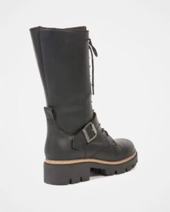 Strap Detail Mid Calf Boots -Celtic And Cos 173759