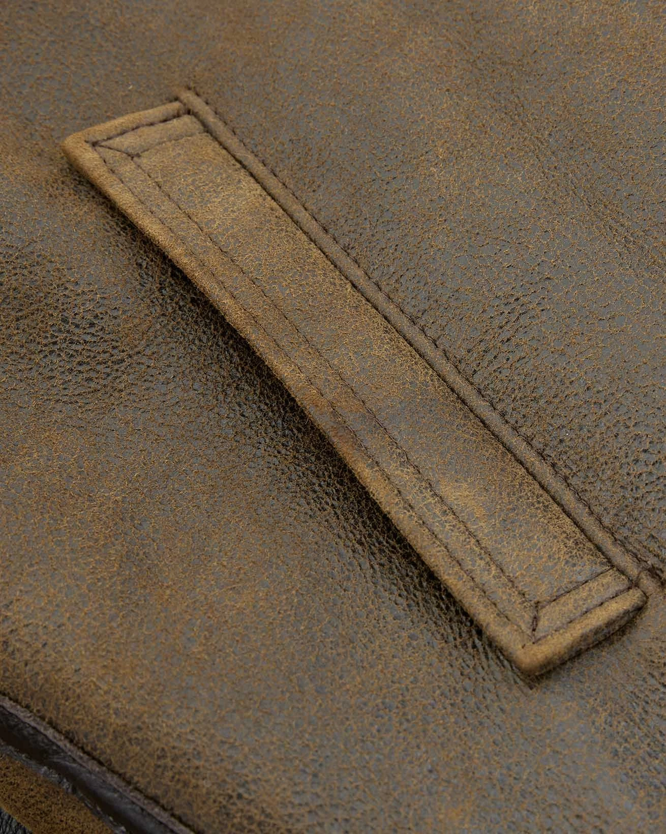 Men's Shearling Classic Aviator Jacket 7 Men's Shearling Classic Aviator Jacket - Image 7