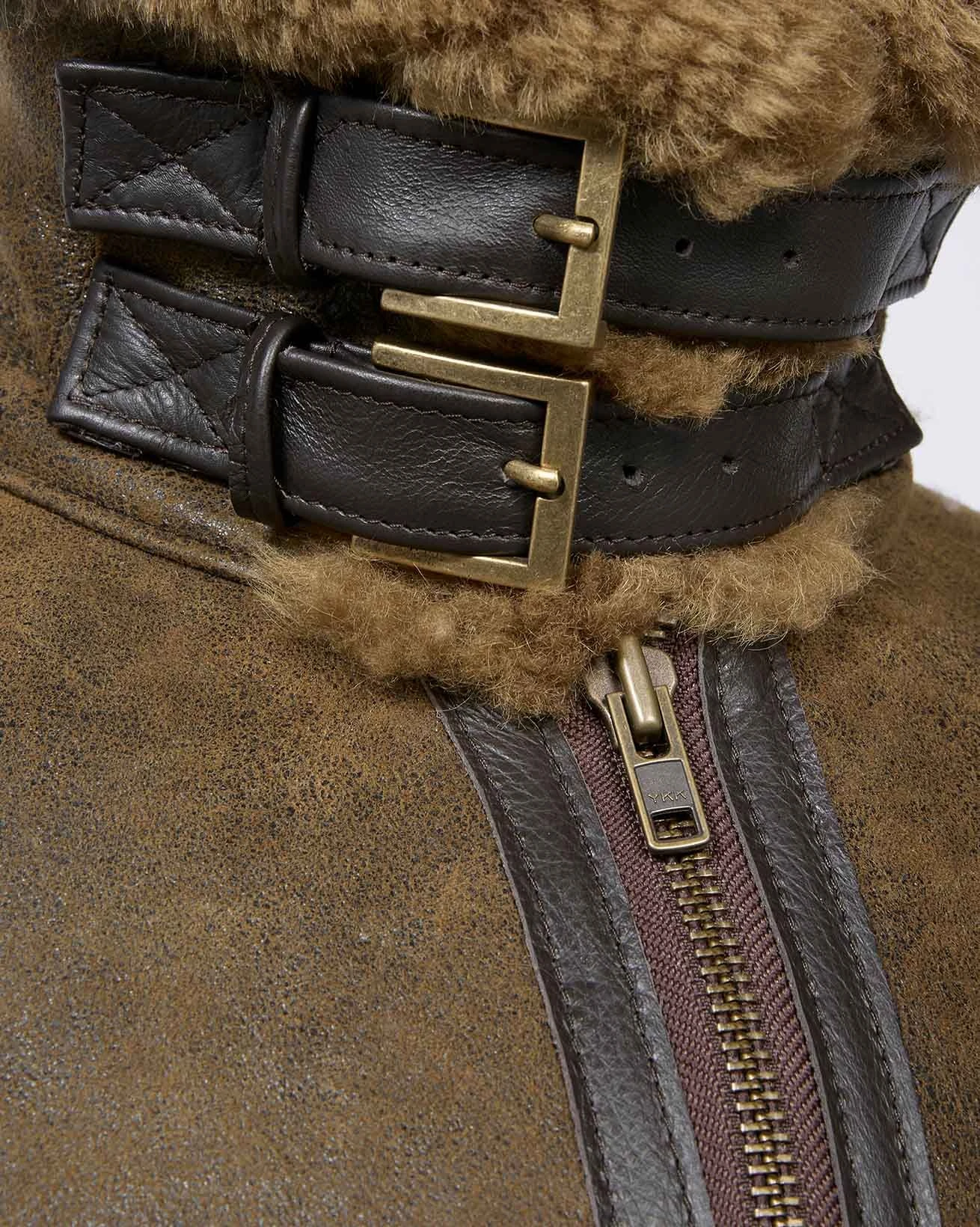 Men's Shearling Classic Aviator Jacket 5 Men's Shearling Classic Aviator Jacket - Image 5