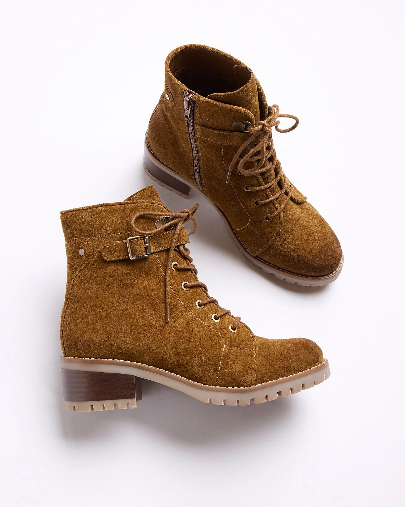 Block Heel Hiker Boots 2 Block Heel Hiker Boots - Image 2