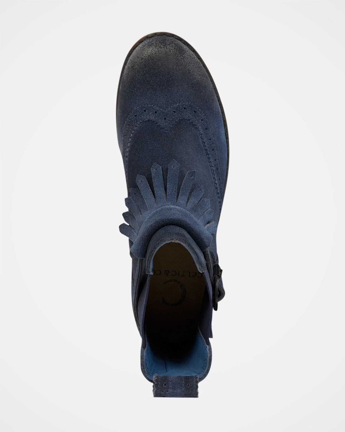 Brogued Strap Detail Chelsea Boots 8 Brogued Strap Detail Chelsea Boots - Image 8