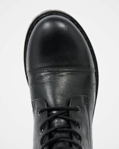 Tall Ankle Lace Up Boots With Strap Detail -Celtic And Cos 176671