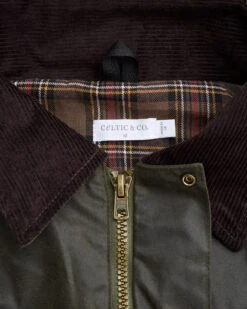 Men's Grown On Sleeve Waxed Jacket -Celtic And Cos 177076