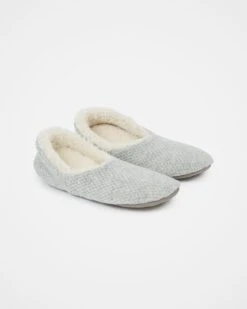 Knitted Cocoon Slippers -Celtic And Cos 177435