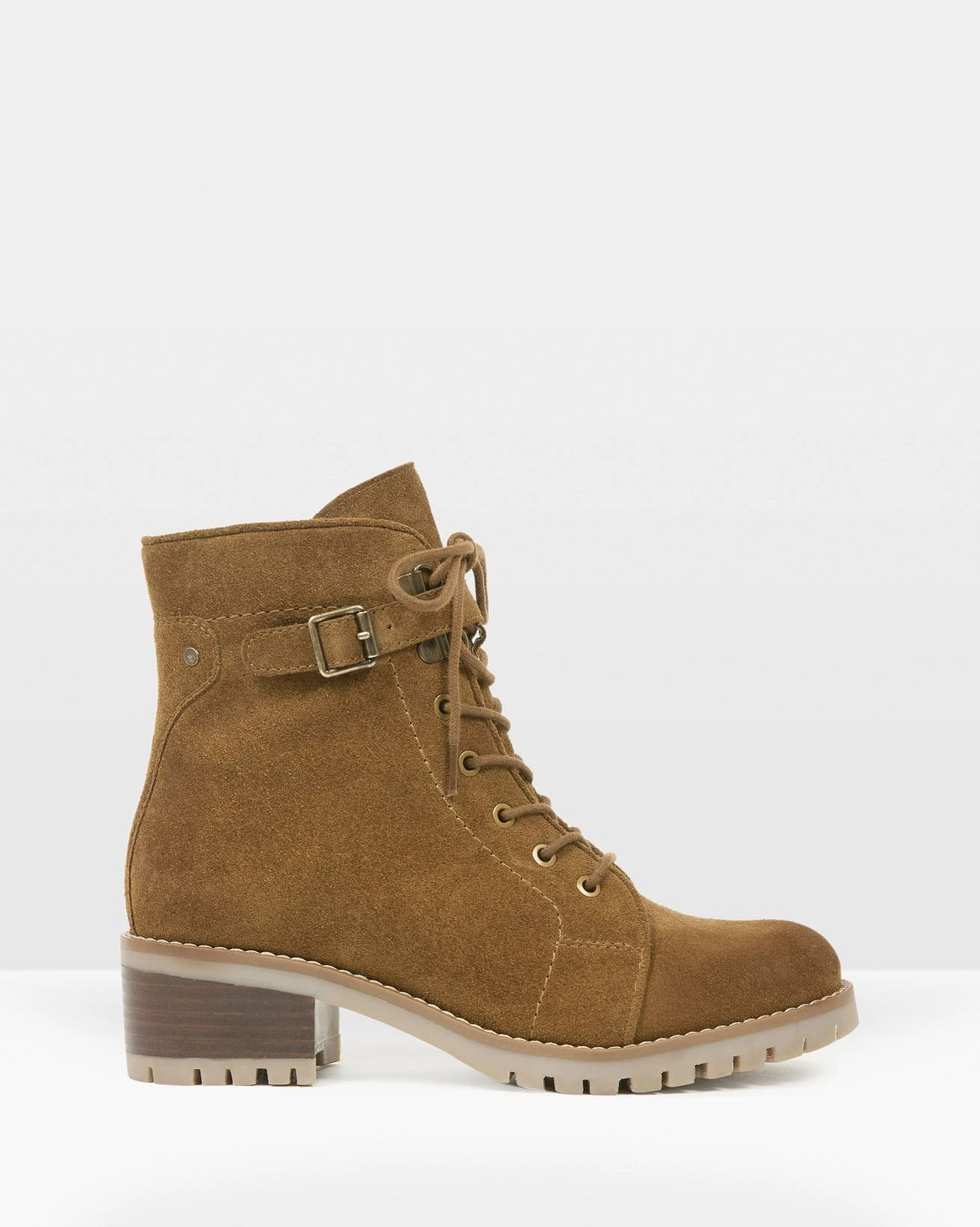 Block Heel Hiker Boots 4 Block Heel Hiker Boots - Image 4