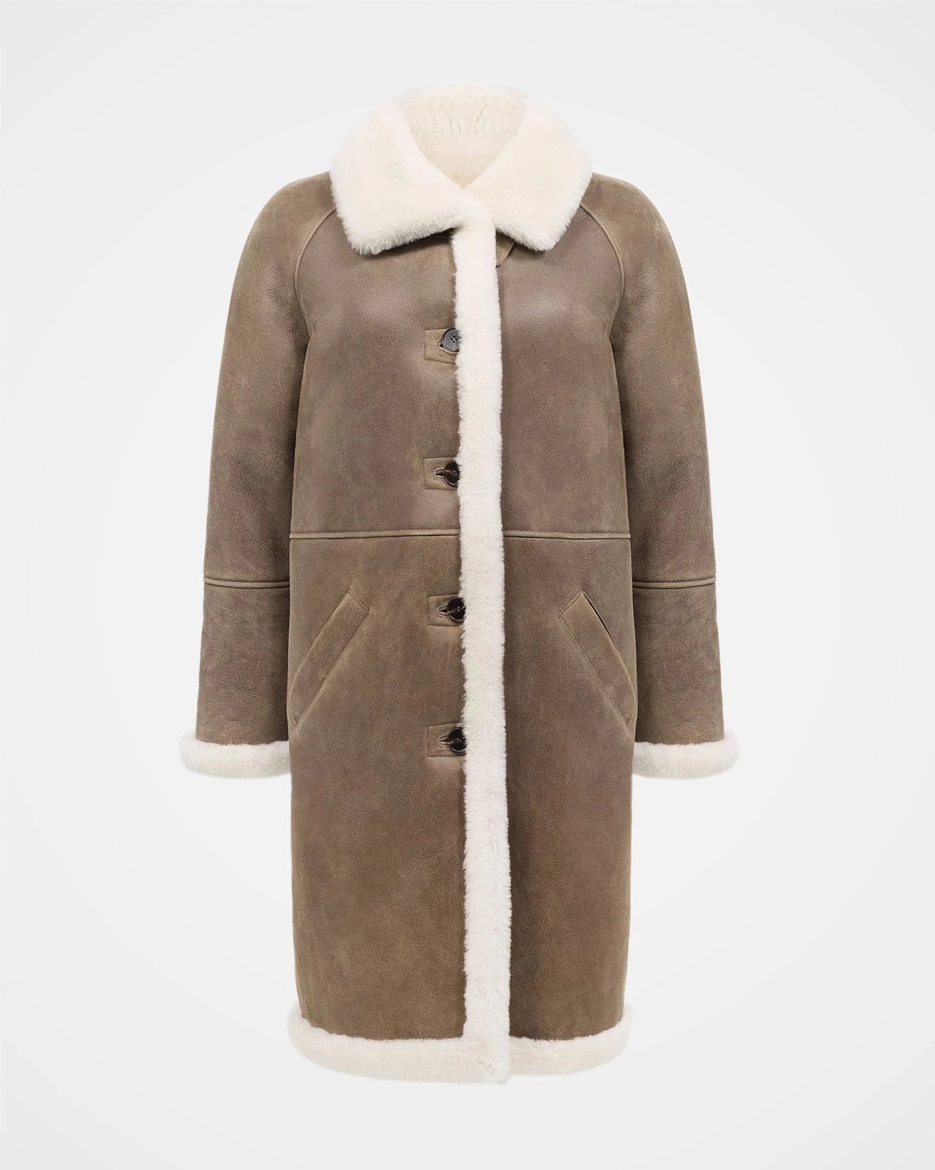 Classic Shearling Overcoat 3 Classic Shearling Overcoat - Image 3