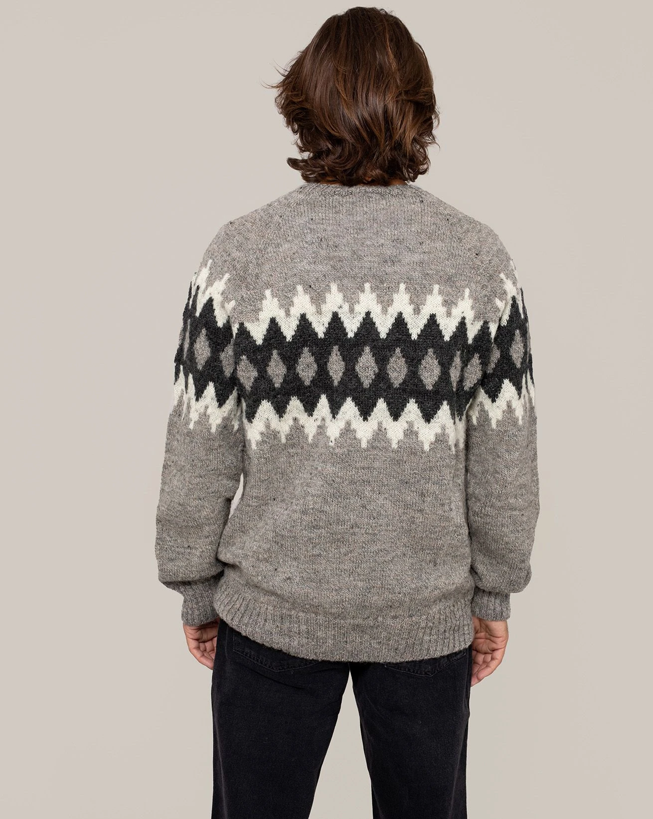 Men's British Fair Isle Sweater 2 Men's British Fair Isle Sweater - Image 2