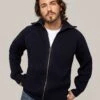 Men's Ribbed Zip Cardigan