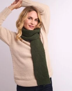 British Gansey Stitch Scarf 8 British Gansey Stitch Scarf -Celtic And Cos 182164