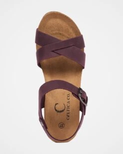 Crossover Wedge Sandals -Celtic And Cos 186149