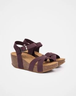Crossover Wedge Sandals -Celtic And Cos 186152