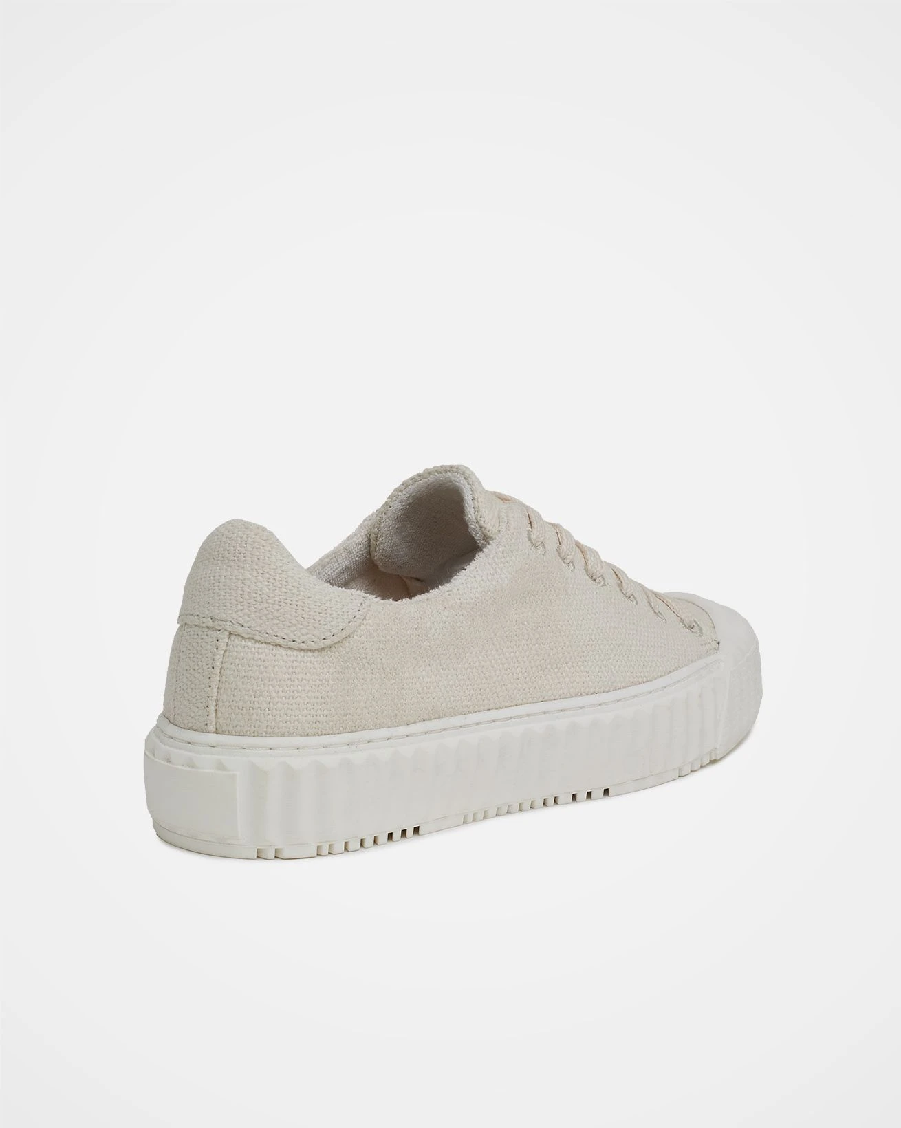 Lace Up Recycled Canvas Low Top Sneakers 5 Lace Up Recycled Canvas Low Top Sneakers - Image 5