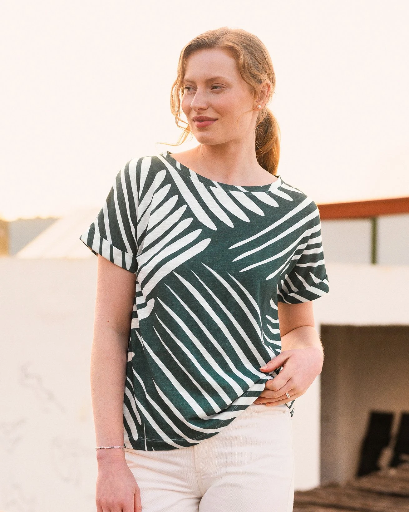 Organic Cotton Grown On Sleeve T Shirt 2 Organic Cotton Grown On Sleeve T Shirt - Image 2