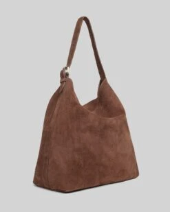 Suede Slouchy Shoulder Bag -Celtic And Cos 189110