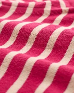 Organic Cotton Striped Knitted Crew Neck Top -Celtic And Cos 189164